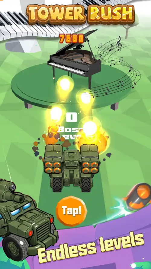 Tower Rush — sakupljanje kocki